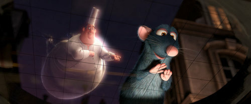 Chef Gusteau, the figment of Remy's imagination