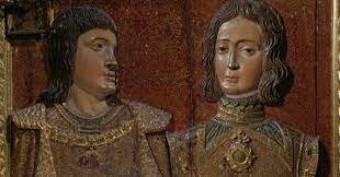 Juana Iª y su marido Felipe el hermoso