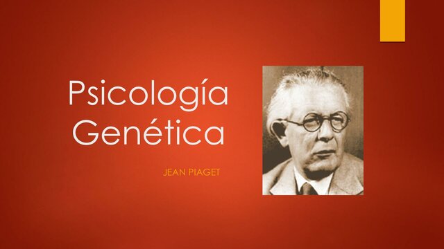 Psicología genética de Piaget