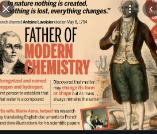 Lavoiser the Father of chemistry