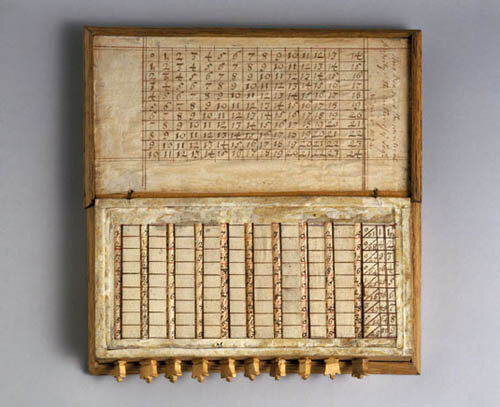 1617г - создание  логарифмической  линейки