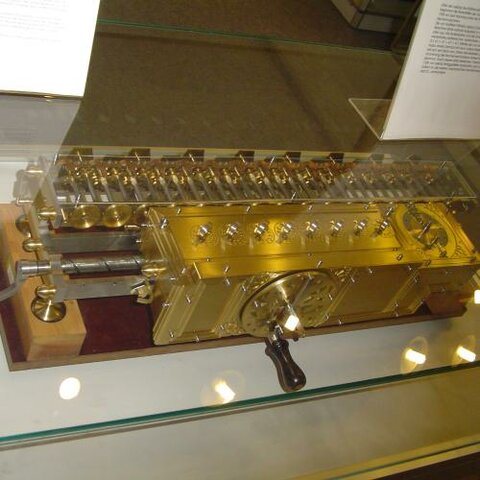 1671г - арифмометр   Лейбница