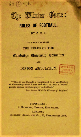 PRIMER INTENTO DE REGLAMENTO SERIO