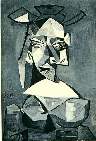 Picasso begins a new pictorial style, Cubism