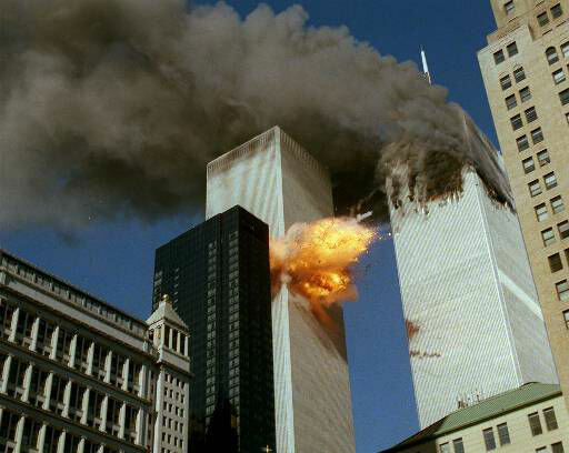 Attack on the Twin Towers in New York