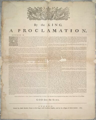 Royal Proclamation of 1763