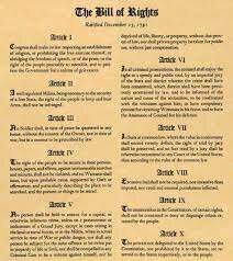 Bill of Rights are Ratified