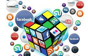 Facebook, Linkedin, Twitter y Youtube