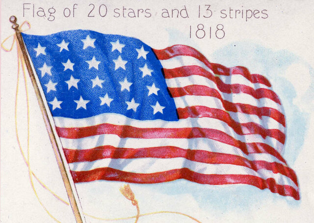 The flag of the United States