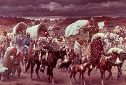 President Andrew Jackson signs the Indian Removal Act