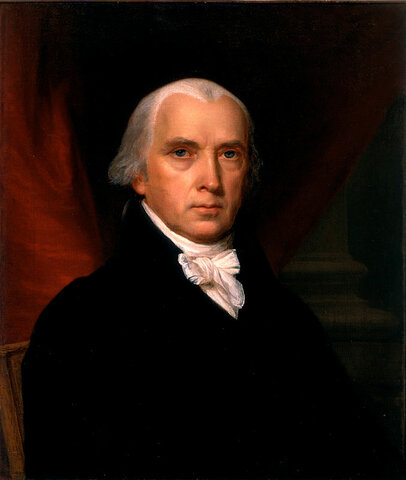 James Madison becomes 4th President of the U.S.