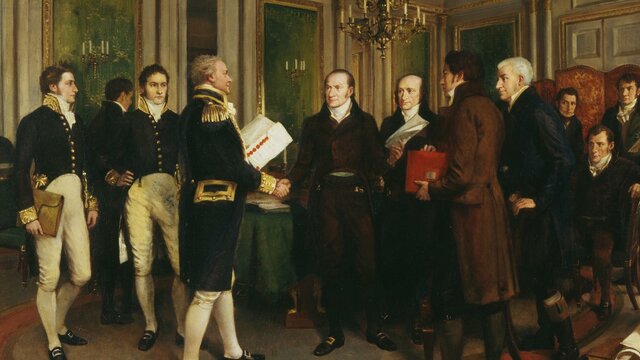 The Treaty of Ghent is signed
