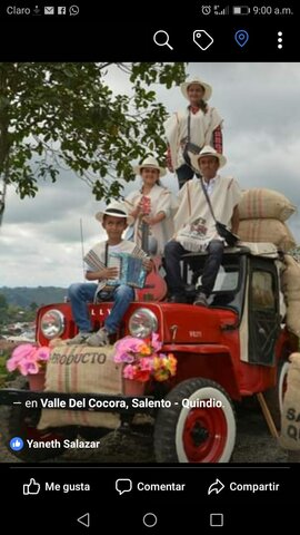 Paseo en familia en valle del Cócora