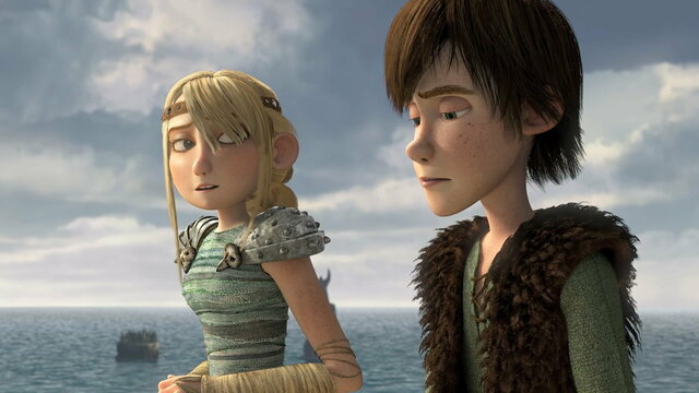 10. Stoic leads a raid to find dragons using Toothless.
