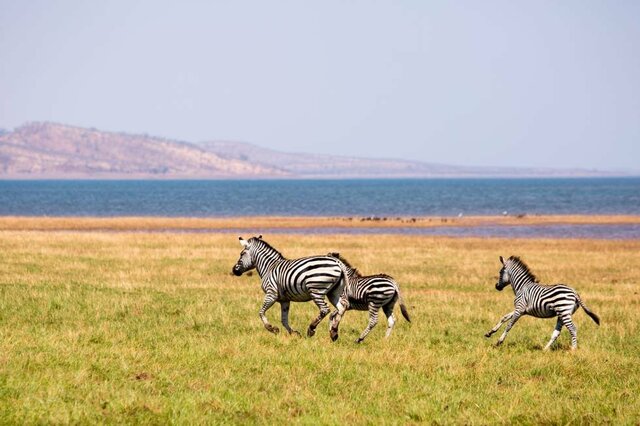Lago Kariba (frontera entre Zambia y Zimbaue)