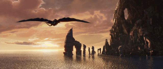 14. All of Berk now love dragons and allow them to stay with them.