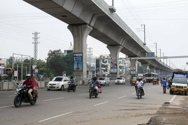Metro de Hyderabad (India)