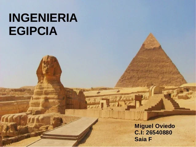 Ingenieria Egipcia