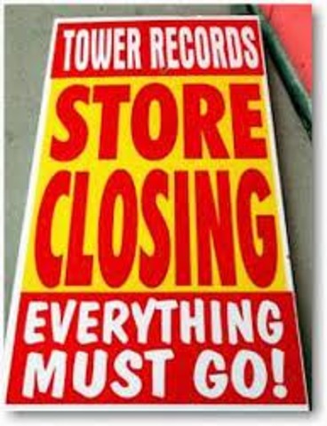 Tower Records Declares Bankruptcy