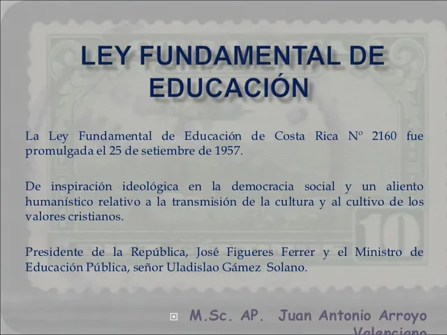 Ley fundamental de la educación