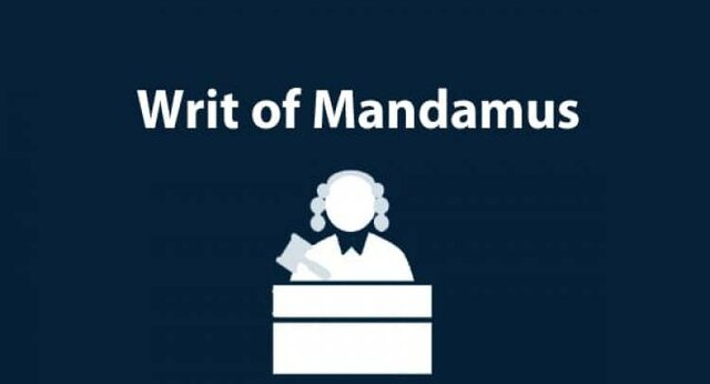 Writ of mandamus
