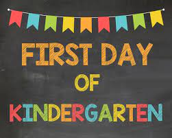 The day I started kindergarten