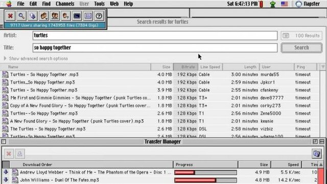 La creación de Napster