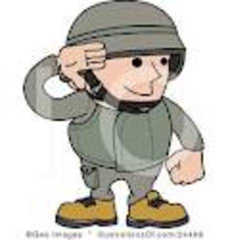 Gary joined the millitary