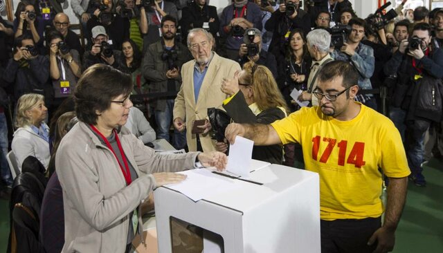 primera votació del referèndum(polític)