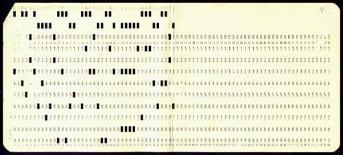 Aparición de las tarjetas perforadas