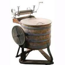 Lavadora rudimentaria