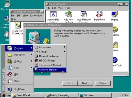 La llegada de Windows 95