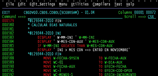 Desarrollo de COBOL