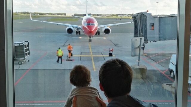 La meva primera vegada que  vaig anar amb avió