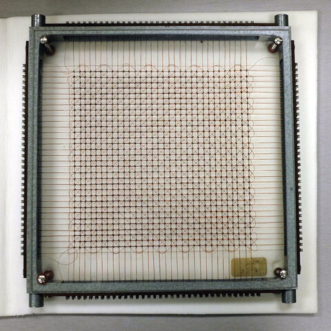 Whirlwind core memory - Jay Forrester