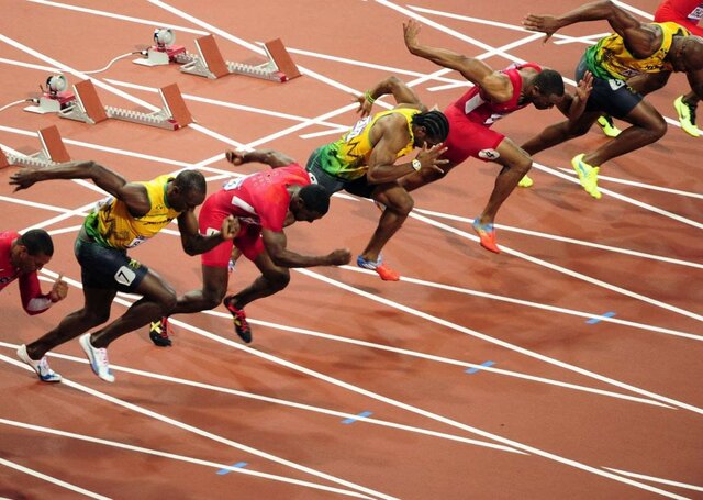 Segundo Lugar en Atletismo 100 metros