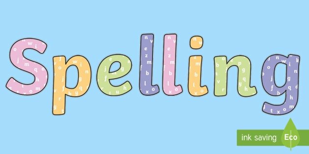 Primer lugar en spelling