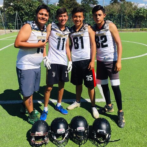 Comencé a entrenar futbol americano