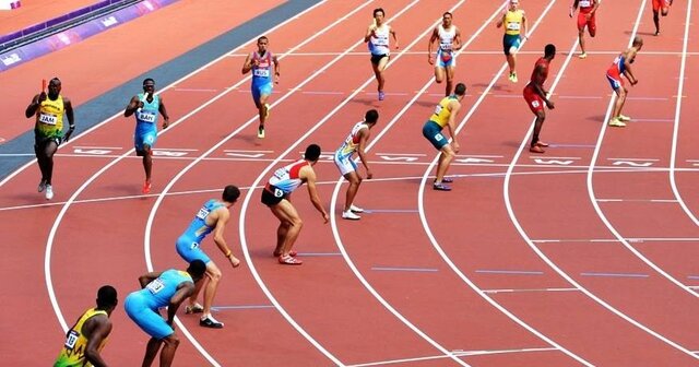 Primer lugar en atletismo relevos