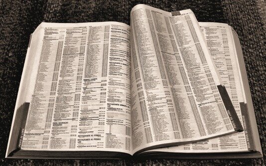 phone books