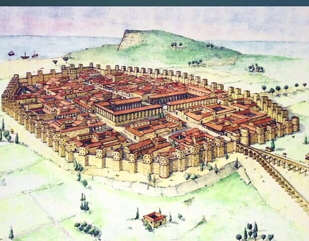 Establiment de la cort dels Visigots a Bàrcino