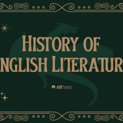 Timeline: Chronological overview of English literature