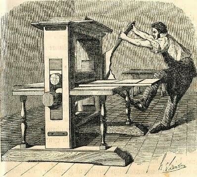 the invention of the printing press