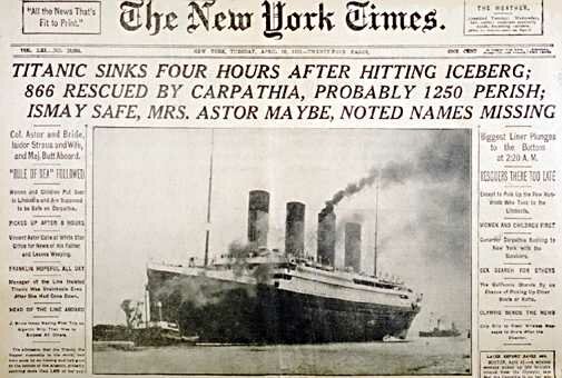 Hundimiento del Titanic
