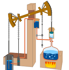 La machine à vapeur de Thomas Newcomen (1712)