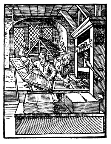 Gutenburg invents the Printing Press