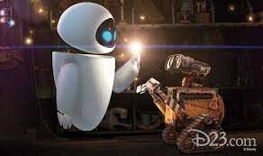 Eva warms up to Wall-E