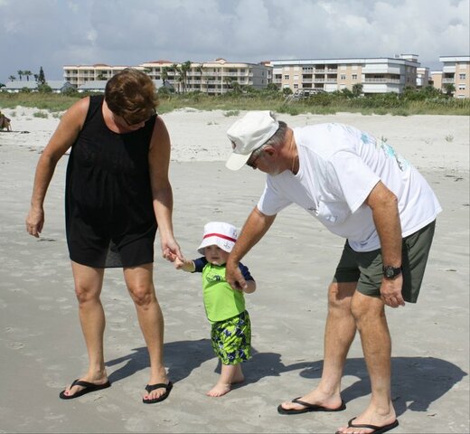 First time to the beach