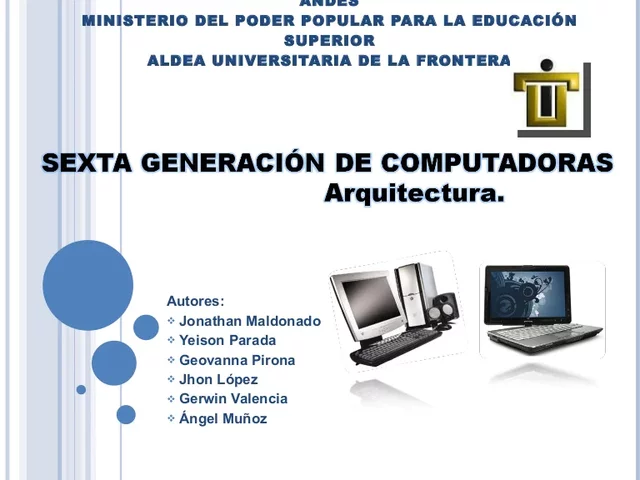 Sexta generación de computadoras