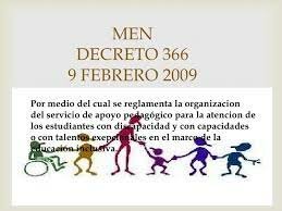 DECRETO 366 DE 2009